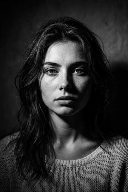 Хедшот в драматичном свете